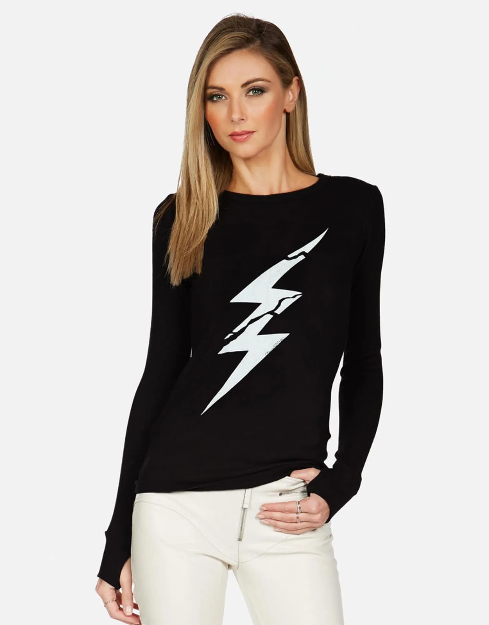Flash Sale Mckinley X Cracked Lightning Bolt Women Long Sleeve