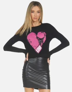 Shop Mckinley X Pink Boxing Glove Women Long Sleeve