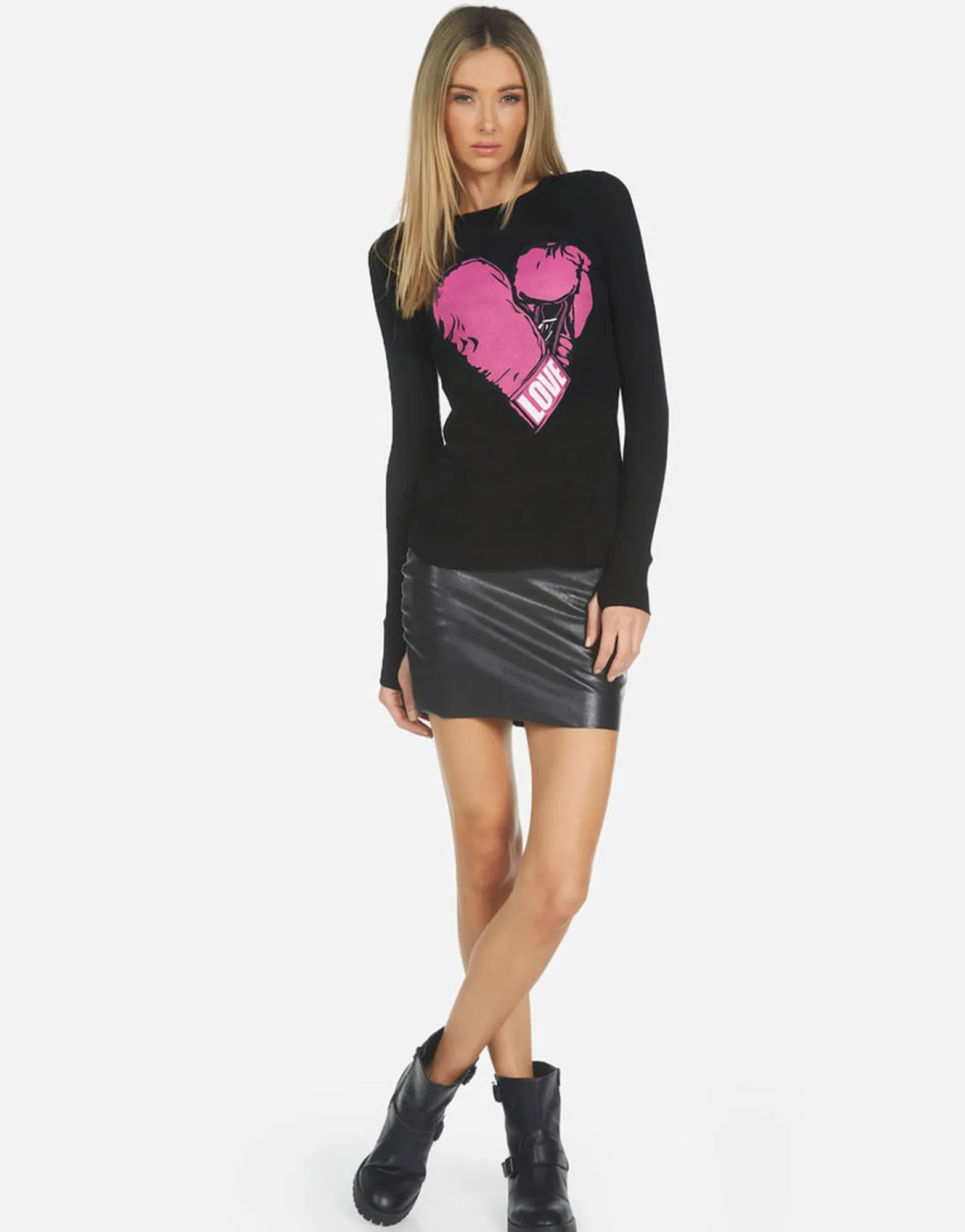 Shop Mckinley X Pink Boxing Glove Women Long Sleeve