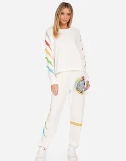 Outlet Meredith Lightning Zebra Women Long Sleeve