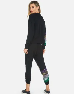 Best Sale Mimi Star Confetti Women Crop Sweatpants