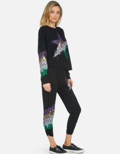 Best Sale Mimi Star Confetti Women Crop Sweatpants