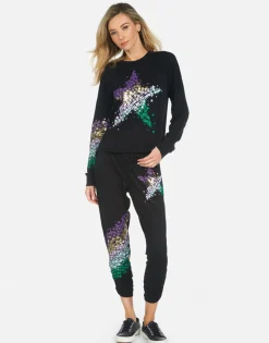 Best Sale Mimi Star Confetti Women Crop Sweatpants