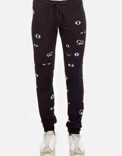 Best Sale Mini Glam Eyes Lounge Sweatpant In | Jess By Women Long Sweatpants