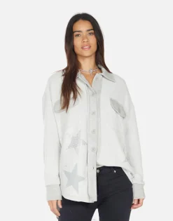 Best Sale Miranda Crystal Multi Stars Women Long Sleeve