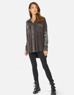 Cheap Miranda Tiger Def Leppard Women Long Sleeve