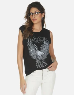 Best Sale Moshi Eagle Boyfriend Tank | Kel By Women Tanks