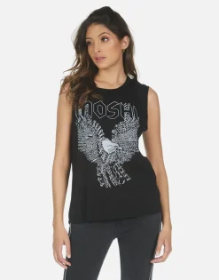 Best Sale Moshi Eagle Boyfriend Tank | Kel By Women Tanks