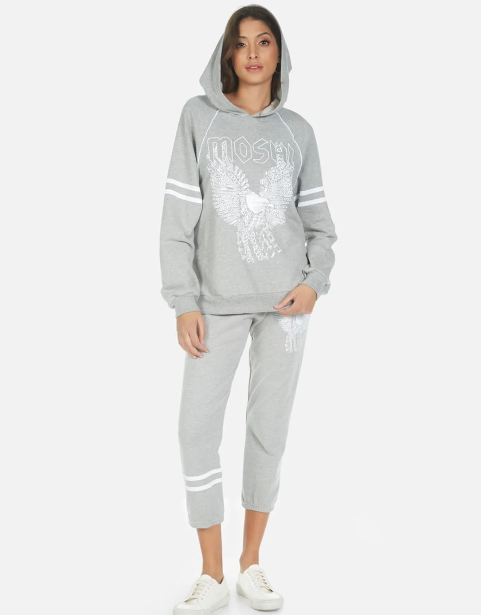Flash Sale Moshi Eagle Crop Sweatpant | Alana By Women Crop Sweatpants
