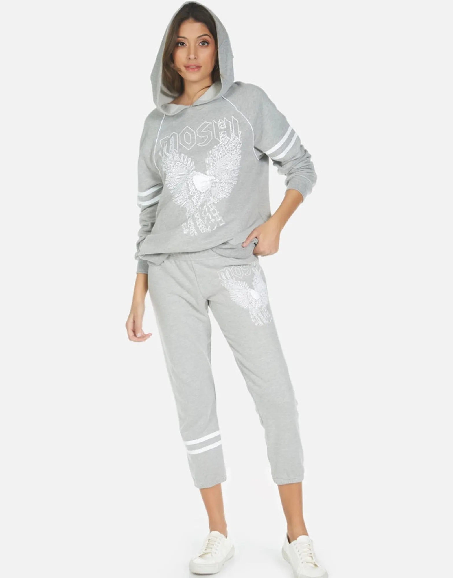 Flash Sale Moshi Eagle Crop Sweatpant | Alana By Women Crop Sweatpants