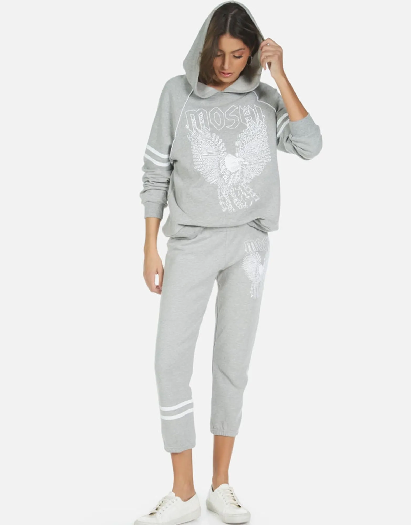 Flash Sale Moshi Eagle Crop Sweatpant | Alana By Women Crop Sweatpants