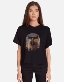 Cheap Moshi Eagle Head Boxy Crop Tee In | Rue By Women Short Sleeve