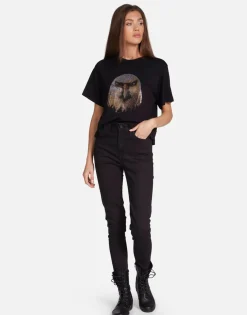 Cheap Moshi Eagle Head Boxy Crop Tee In | Rue By Women Short Sleeve