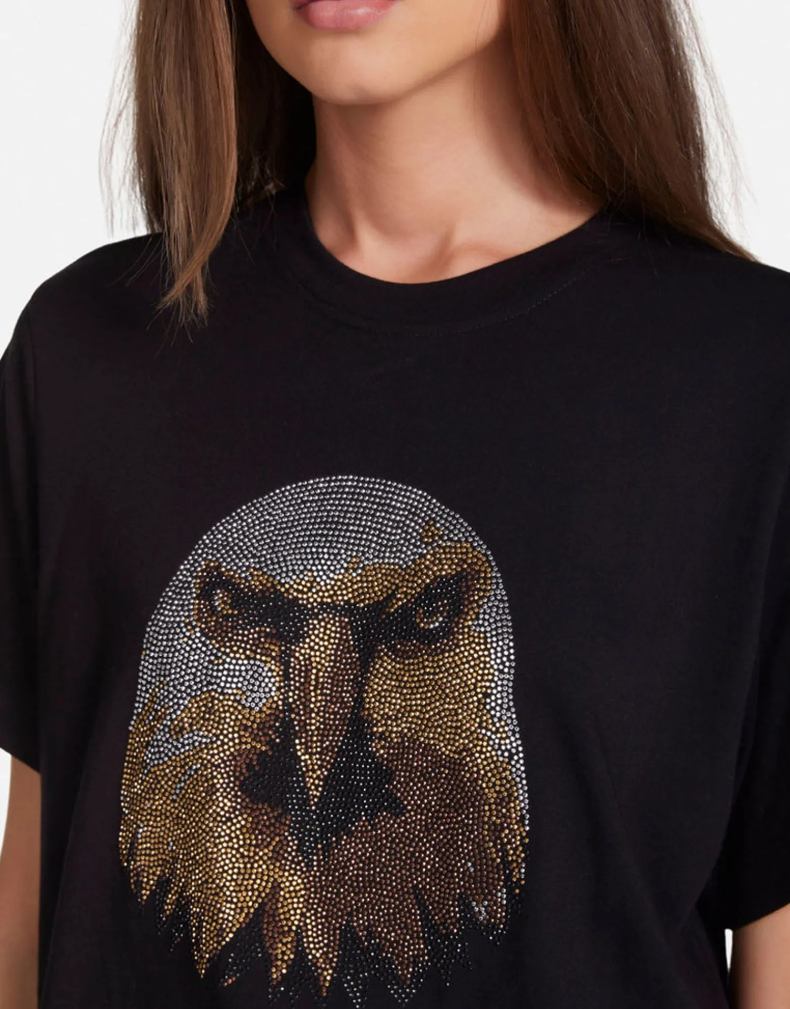 Cheap Moshi Eagle Head Boxy Crop Tee In | Rue By Women Short Sleeve