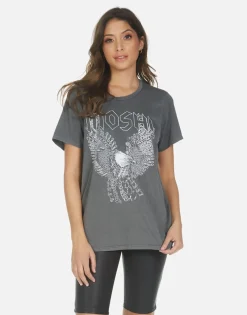 Store Moshi Eagle Vintage Boyfriend Tee | Wolf By Women Short Sleeve