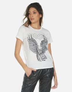 Online Moshi Eagle Vintage Boyfriend Tee | Edda By Women Short Sleeve