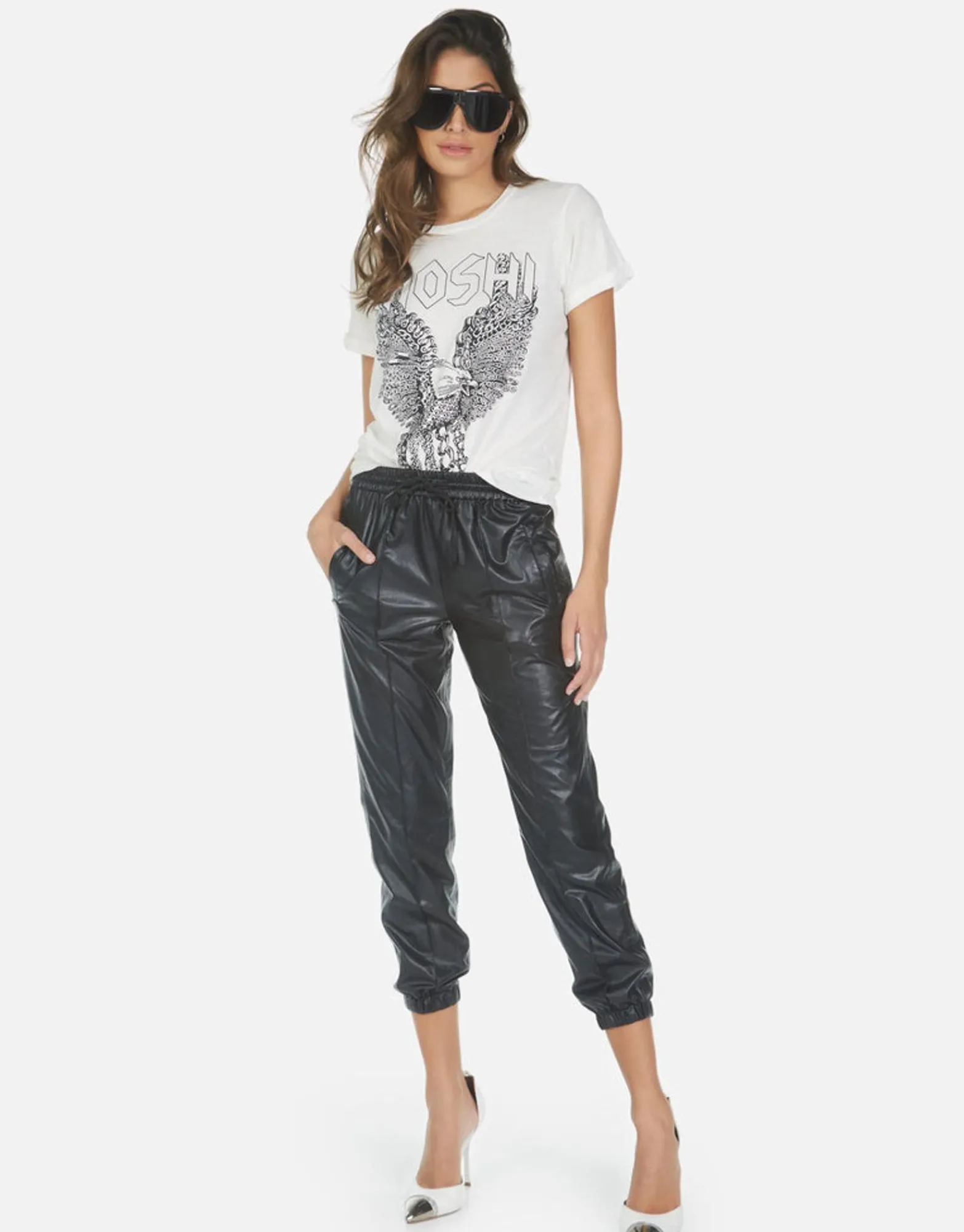 Online Moshi Eagle Vintage Boyfriend Tee | Edda By Women Short Sleeve