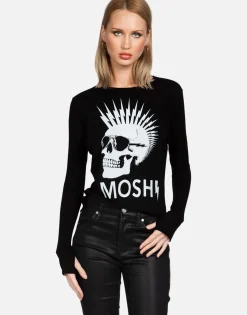 Best Moshi Lightning Skull L/S Fitted Thermal | Mckinley Women Long Sleeve
