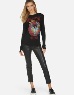 New Motley Crue Shout At The Devil Thermal Tee By Women Long Sleeve