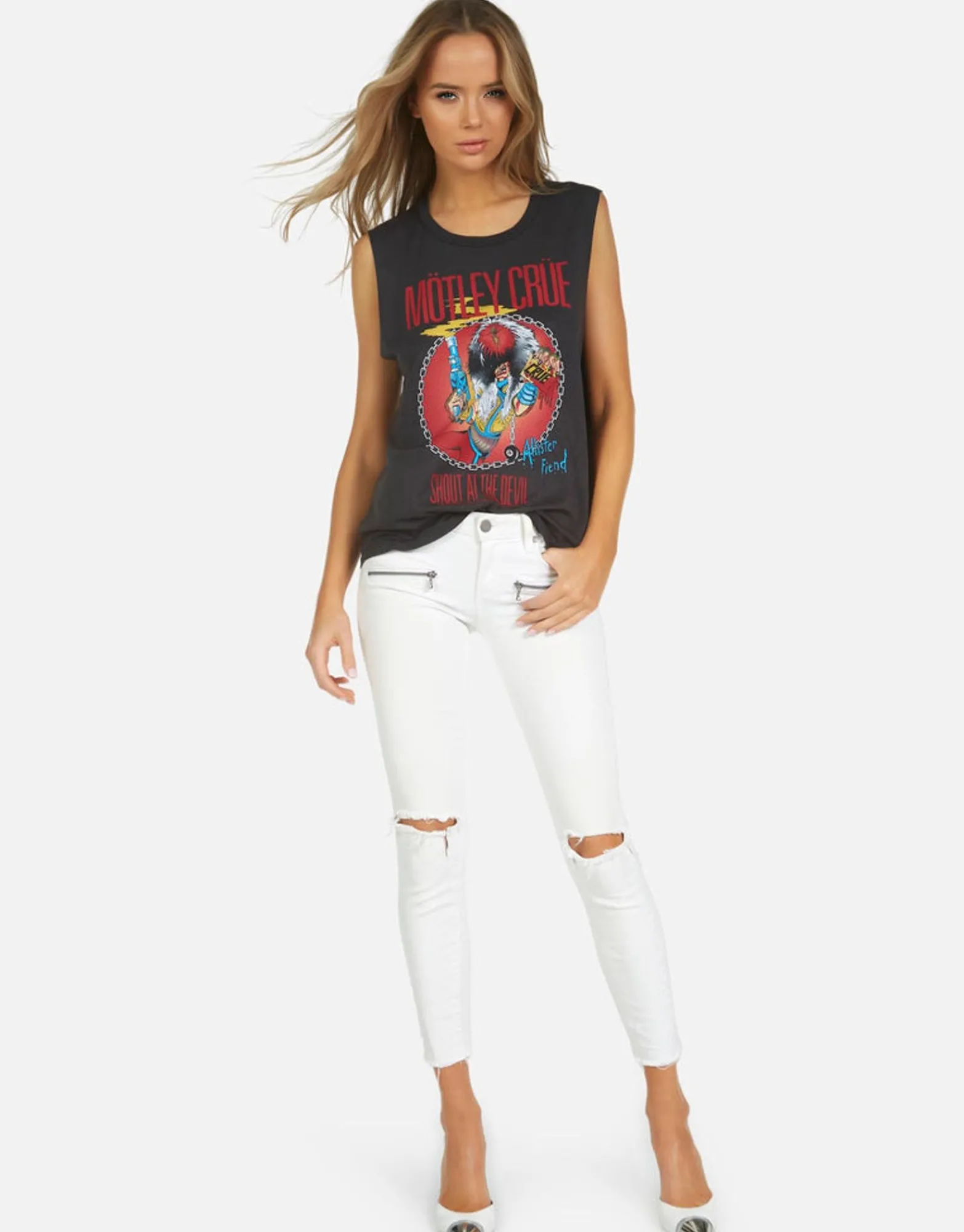 Hot Motley Crue Shout At The Devil Muscle Tank | Kel X By Women Tanks