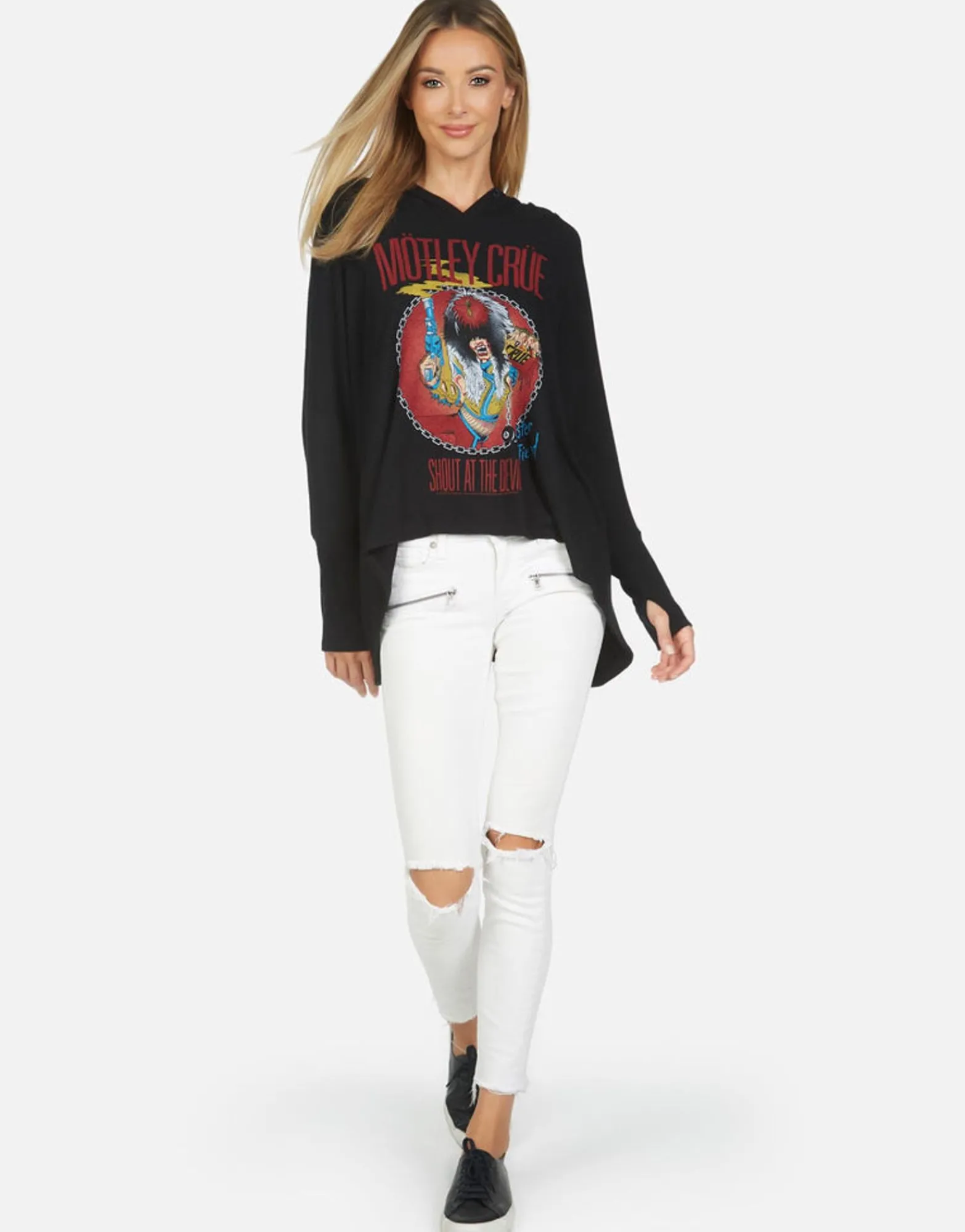Flash Sale Motley Crue Shout At The Devil Hoodie | Wilma X By Women Hoodies