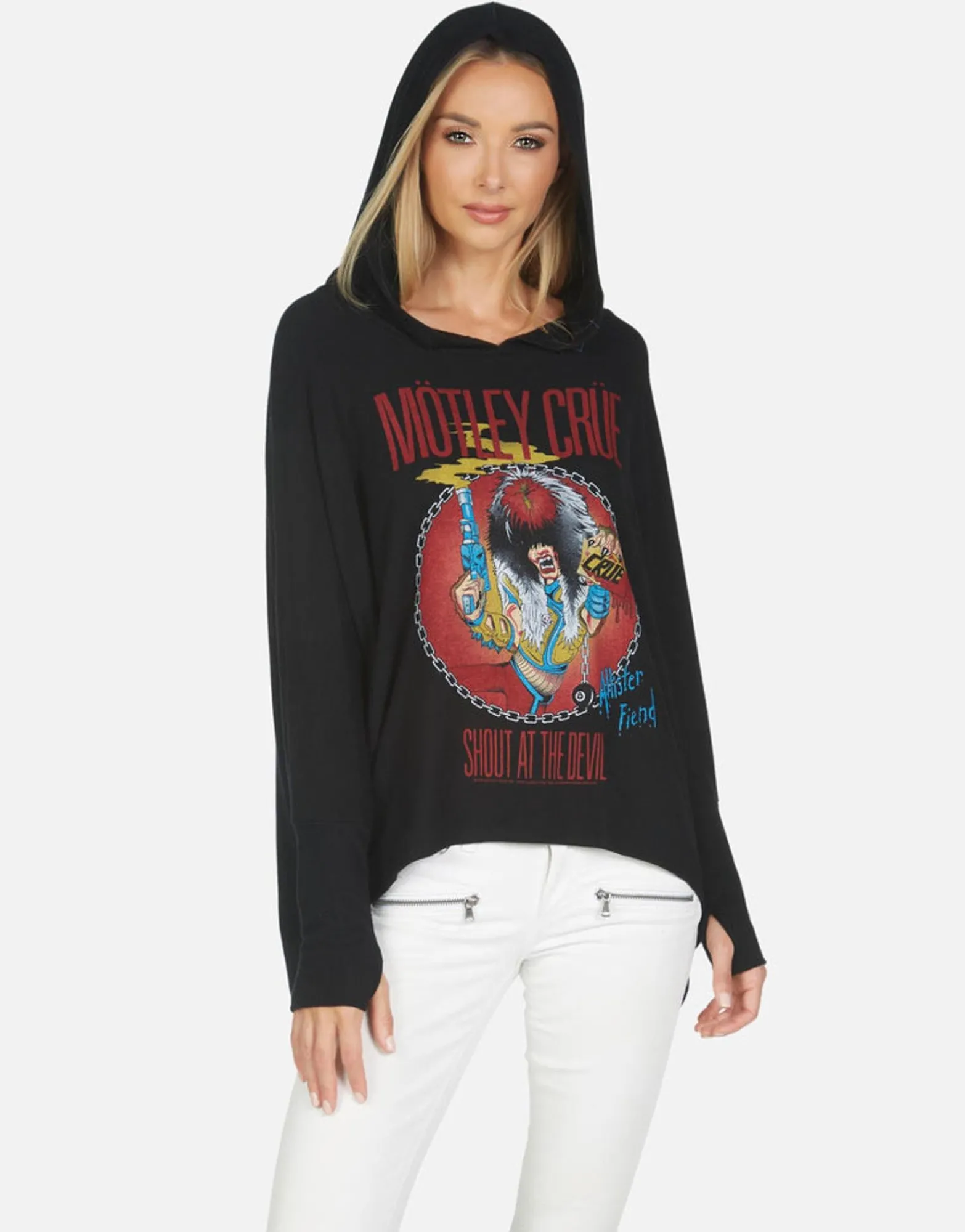 Flash Sale Motley Crue Shout At The Devil Hoodie | Wilma X By Women Hoodies