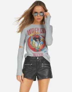 Hot Motley Crue Shout At The Devil Thermal | Amora X By Women Long Sleeve