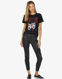 Online Motley Crue Theatre Of Pain Vintage Tee | Croft X Women Short Sleeve