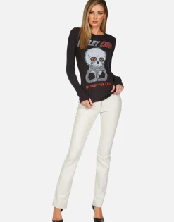 Online Motley Crue Too Fast For Love L/S Fitted Thermal By Women Long Sleeve