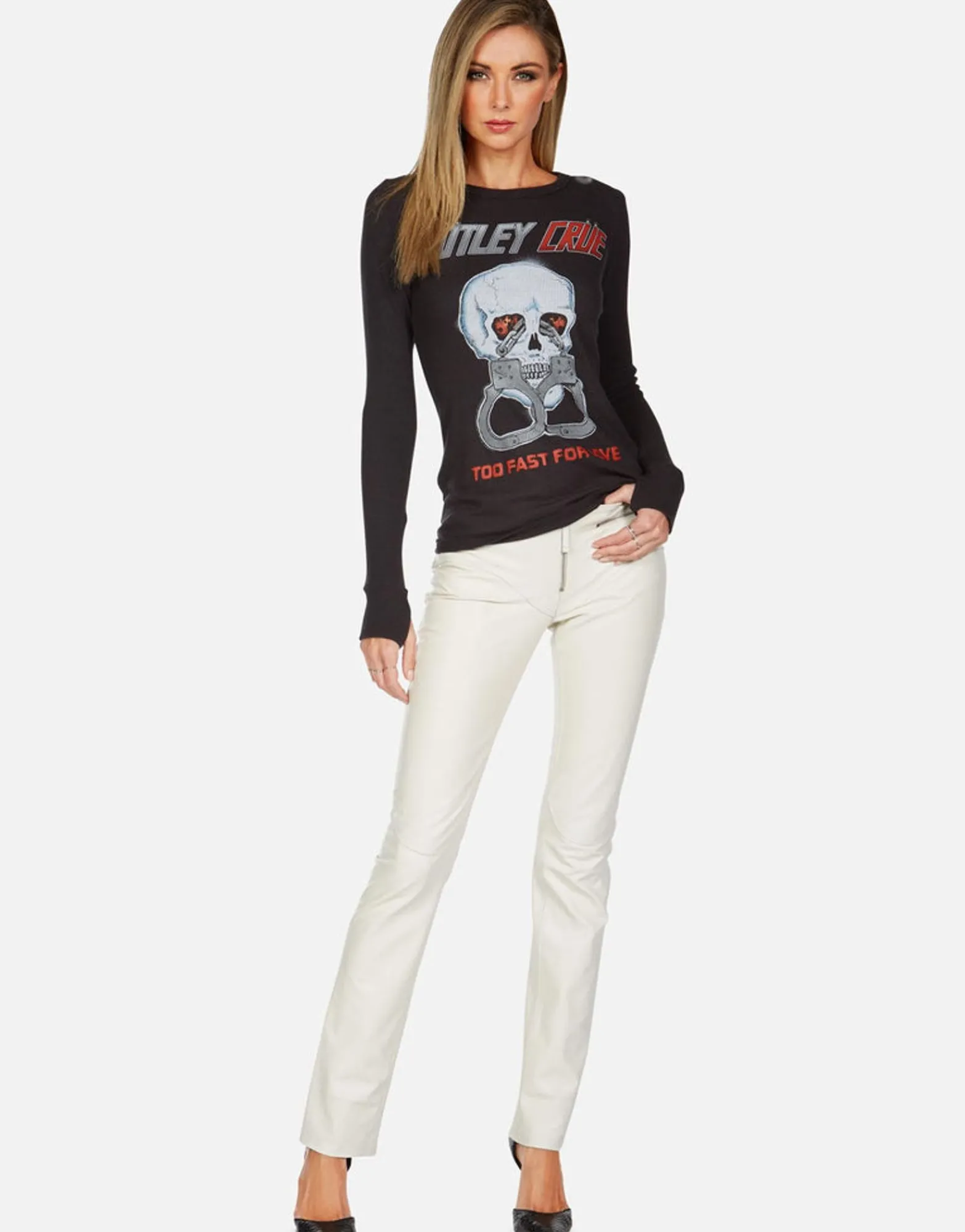 Online Motley Crue Too Fast For Love L/S Fitted Thermal By Women Long Sleeve