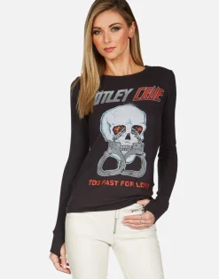 Online Motley Crue Too Fast For Love L/S Fitted Thermal By Women Long Sleeve