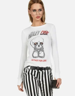 Online Motley Crue Too Fast For Love L/S Fitted Thermal By Women Long Sleeve