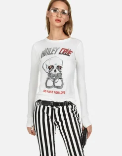 Online Motley Crue Too Fast For Love L/S Fitted Thermal By Women Long Sleeve