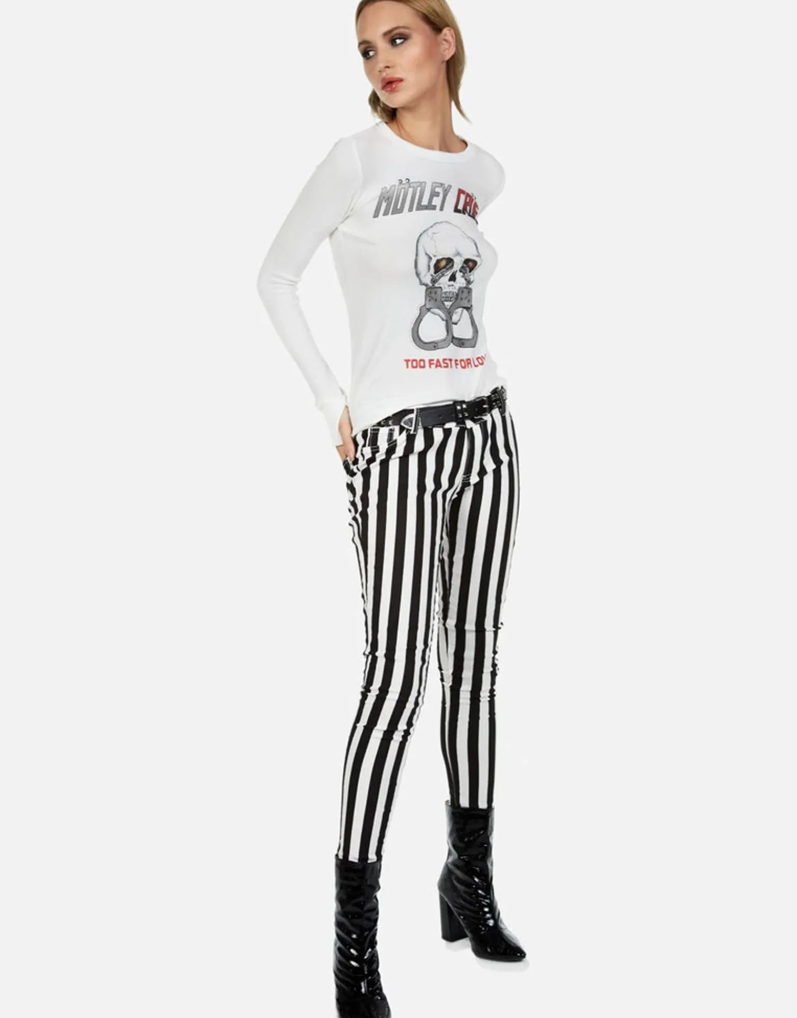 Online Motley Crue Too Fast For Love L/S Fitted Thermal By Women Long Sleeve