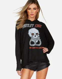 Shop Motley Crue Too Fast For Love Hoodie | Wilma By Women Hoodies