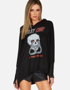 Shop Motley Crue Too Fast For Love Hoodie | Wilma By Women Hoodies