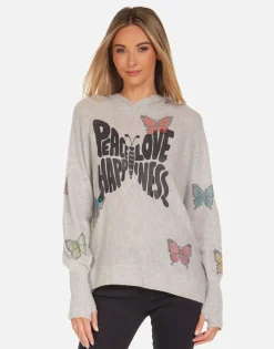 Cheap Namiko Crystal Love Butterfly Women Sweaters & Knits