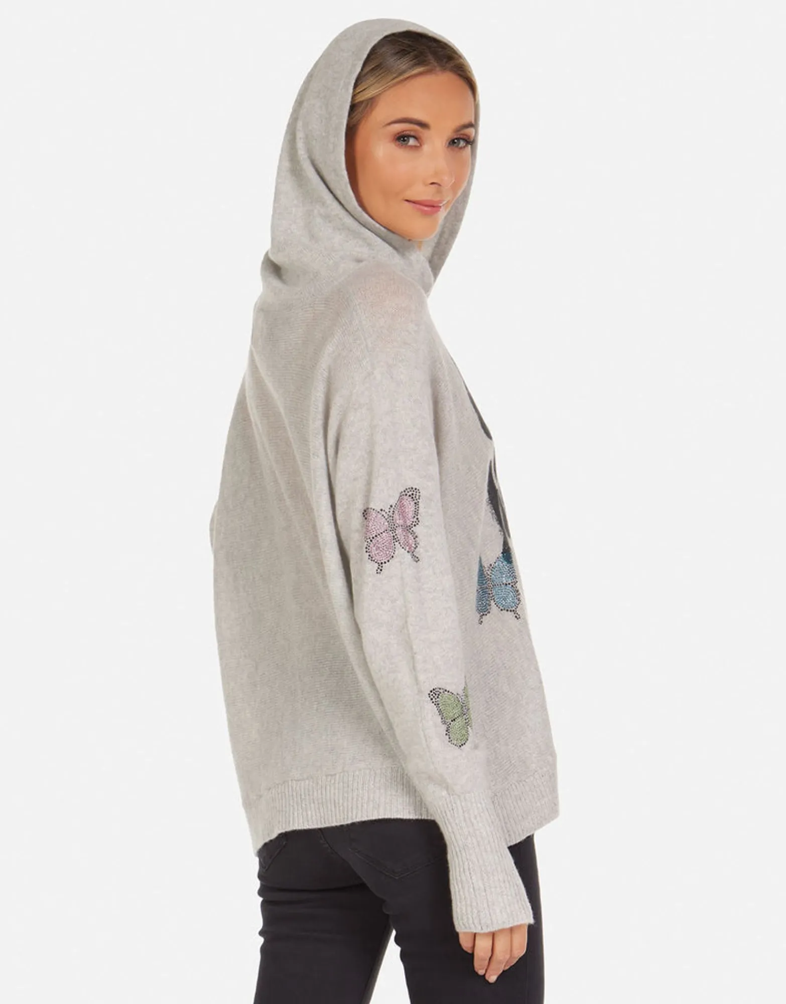 Cheap Namiko Crystal Love Butterfly Women Sweaters & Knits
