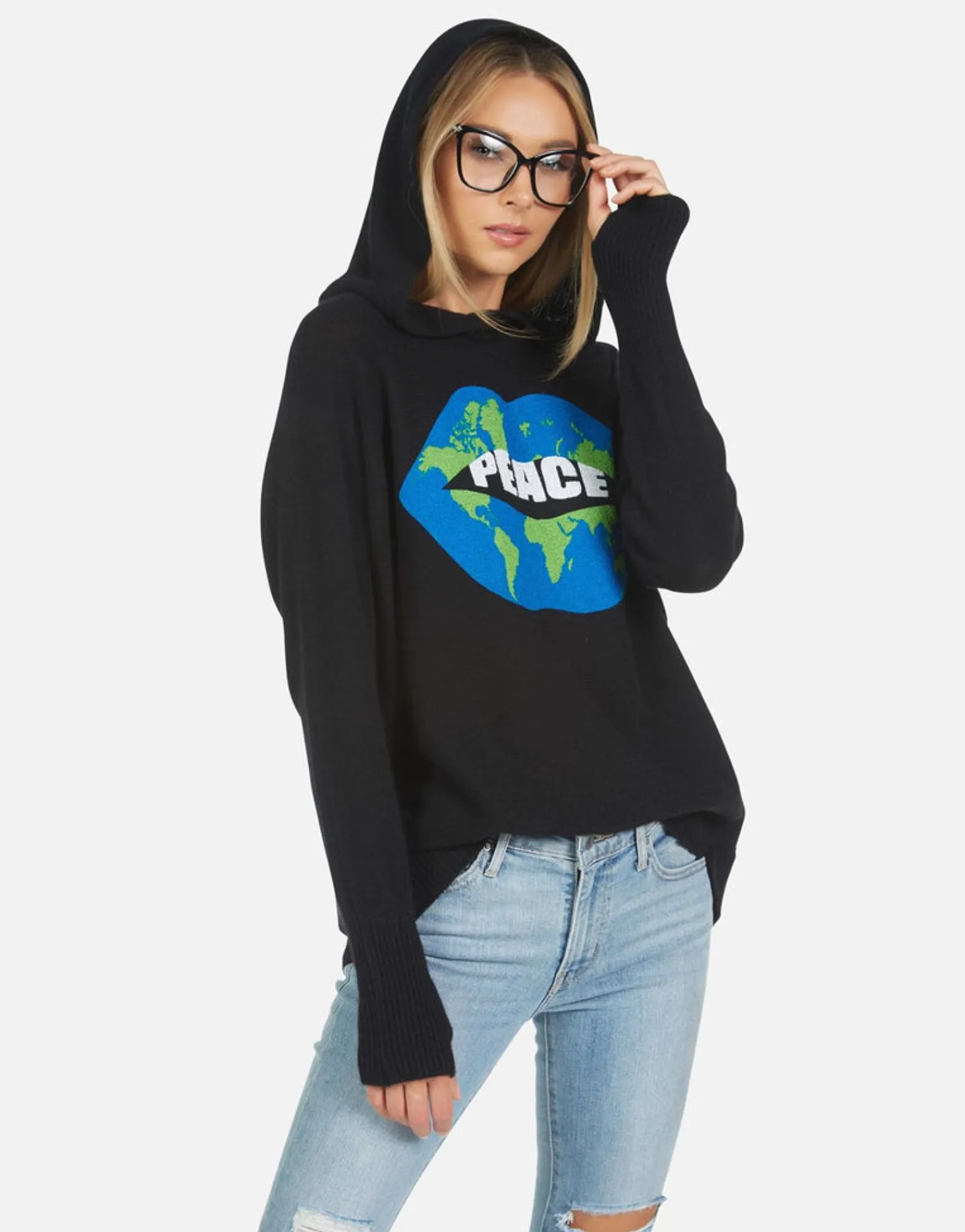 Clearance Namiko World Peace Lips Women Sweaters & Knits