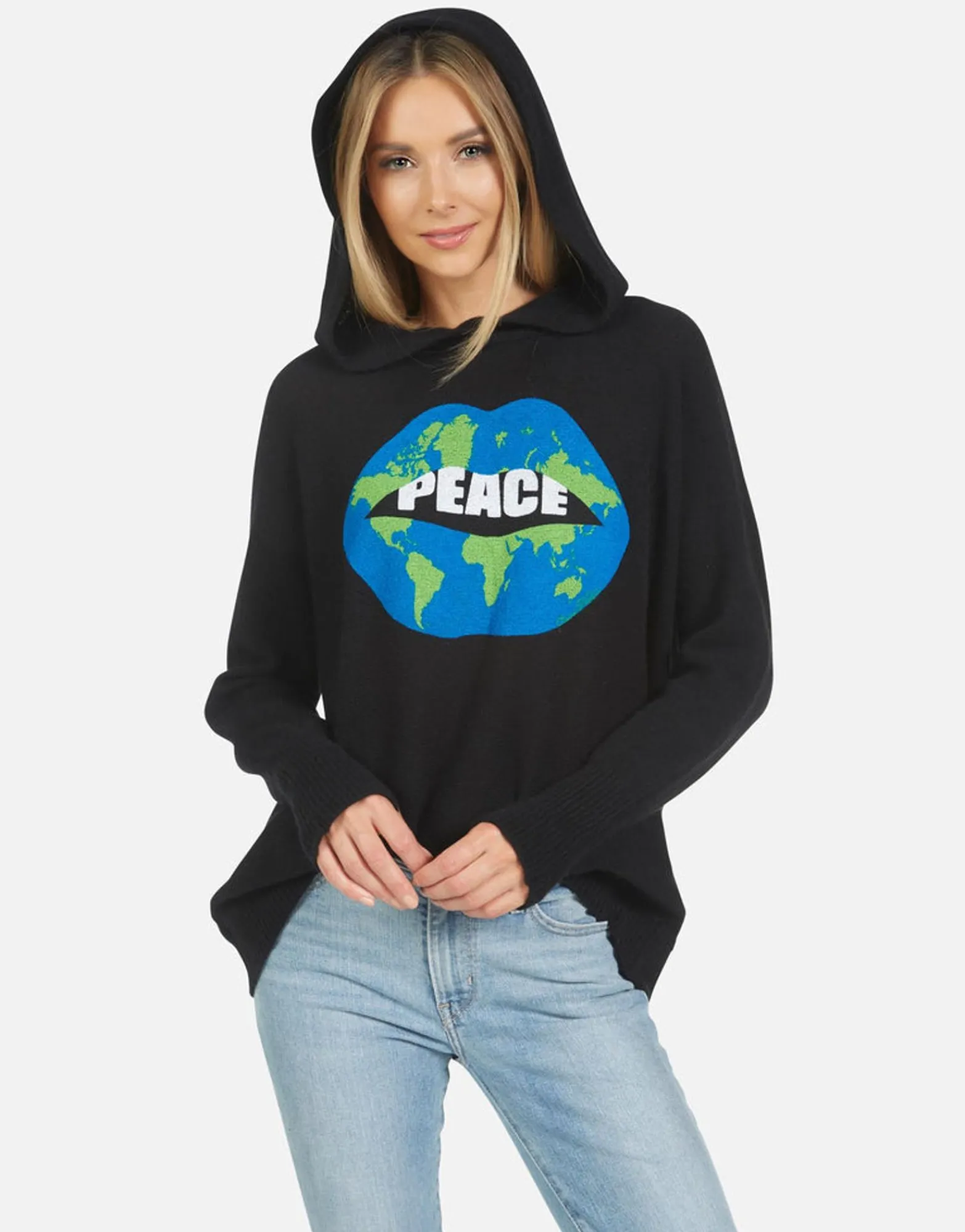 Clearance Namiko World Peace Lips Women Sweaters & Knits
