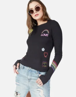 Shop Neon Signs L/S Fitted Thermal W/ Thumbholes | Mckinley Women Long Sleeve