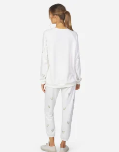 Fashion Noleta Daisy Crystal Women Long Sleeve