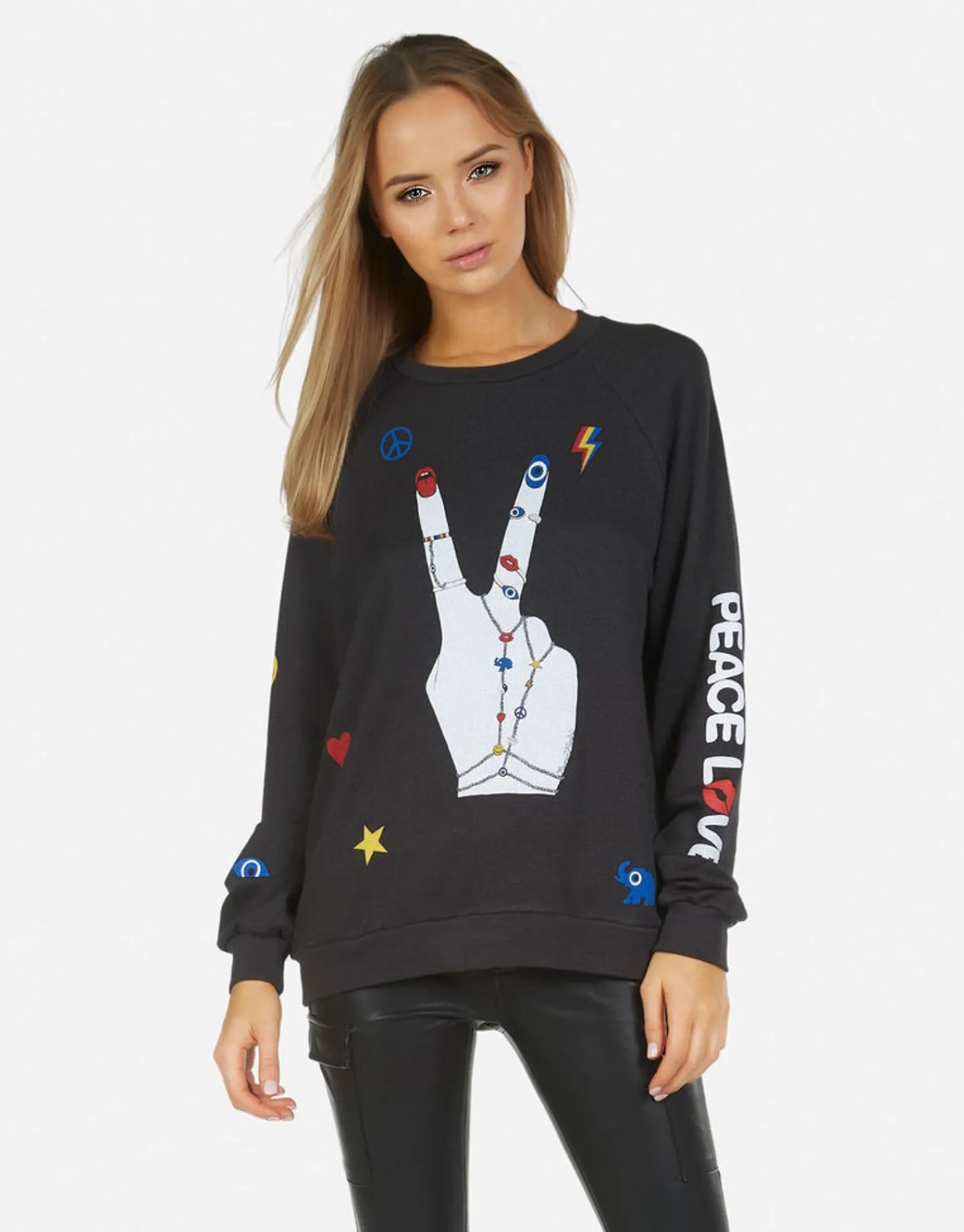 Shop Noleta Peace Hand Elements Women Long Sleeve
