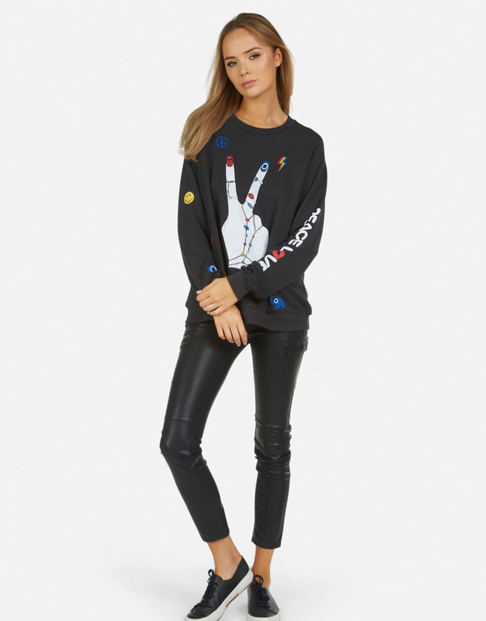 Shop Noleta Peace Hand Elements Women Long Sleeve