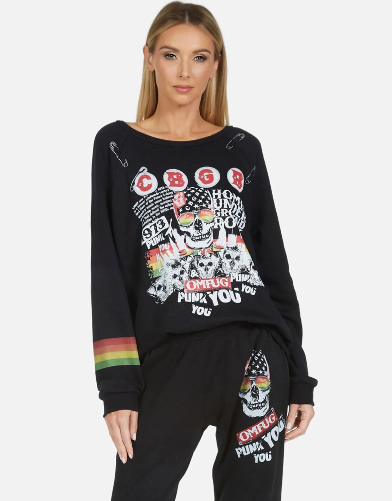 Outlet Noleta Punk Cbgb Women Long Sleeve