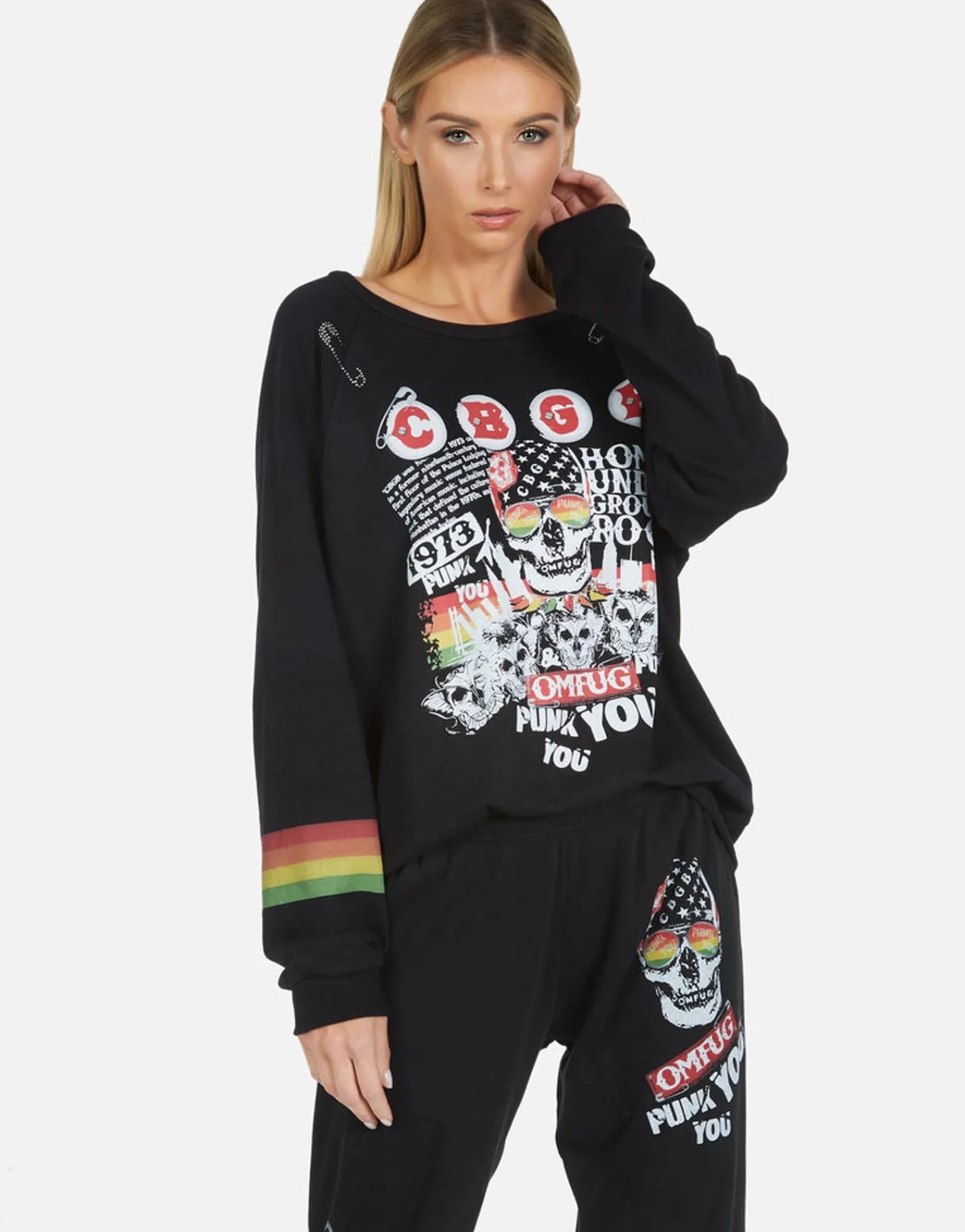Outlet Noleta Punk Cbgb Women Long Sleeve