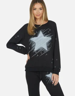 Hot Noleta Sparkle Star Women Long Sleeve
