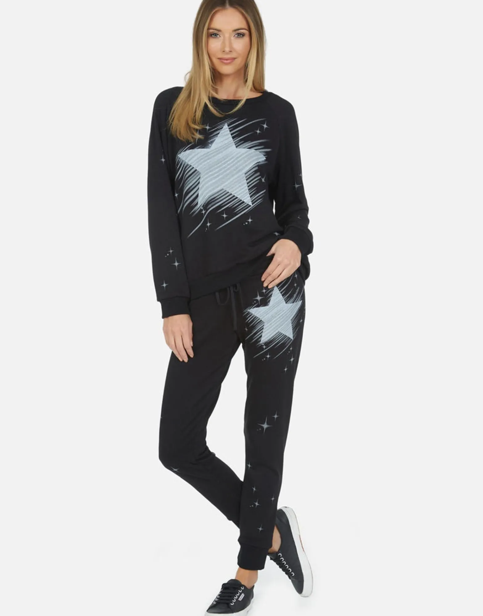 Hot Noleta Sparkle Star Women Long Sleeve