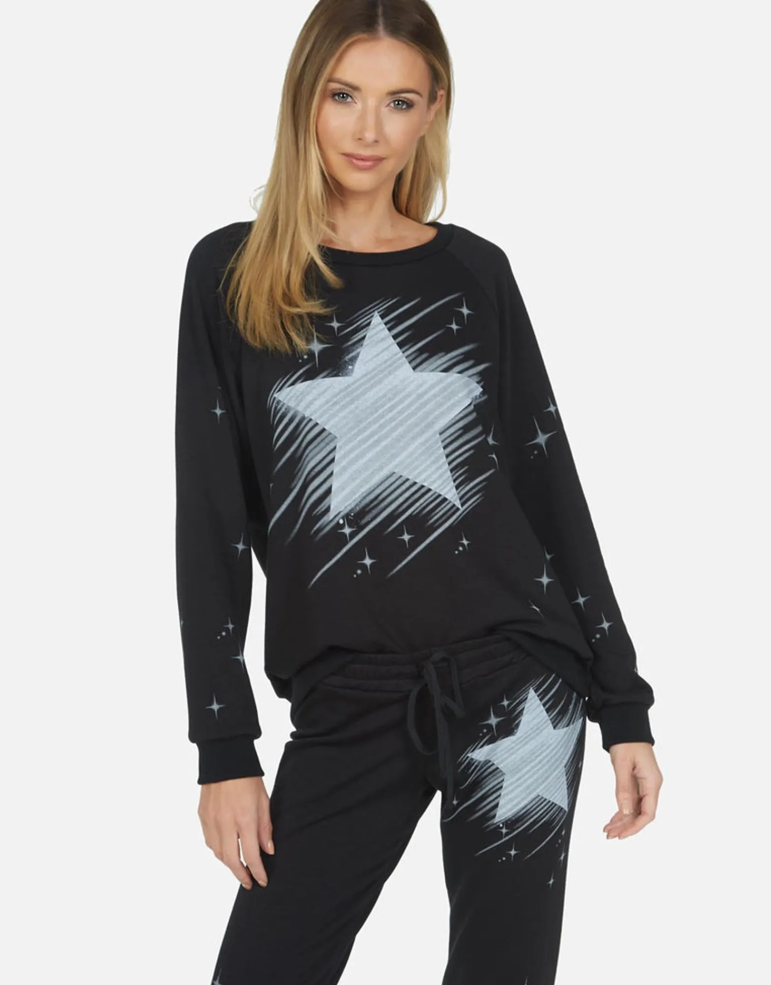 Hot Noleta Sparkle Star Women Long Sleeve