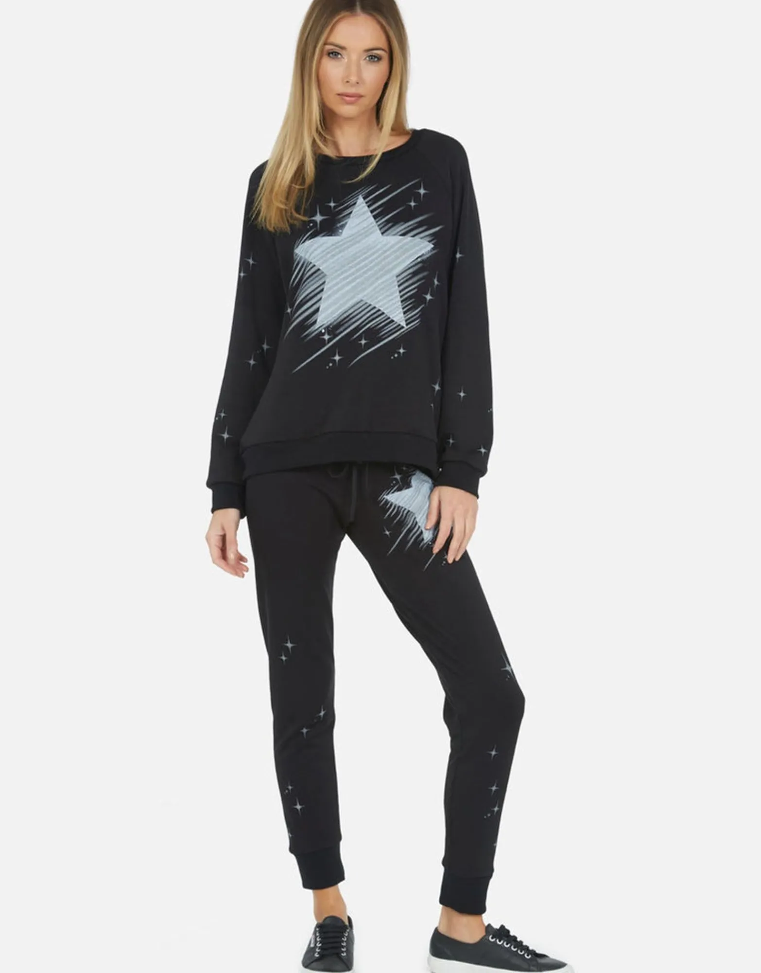 Hot Noleta Sparkle Star Women Long Sleeve